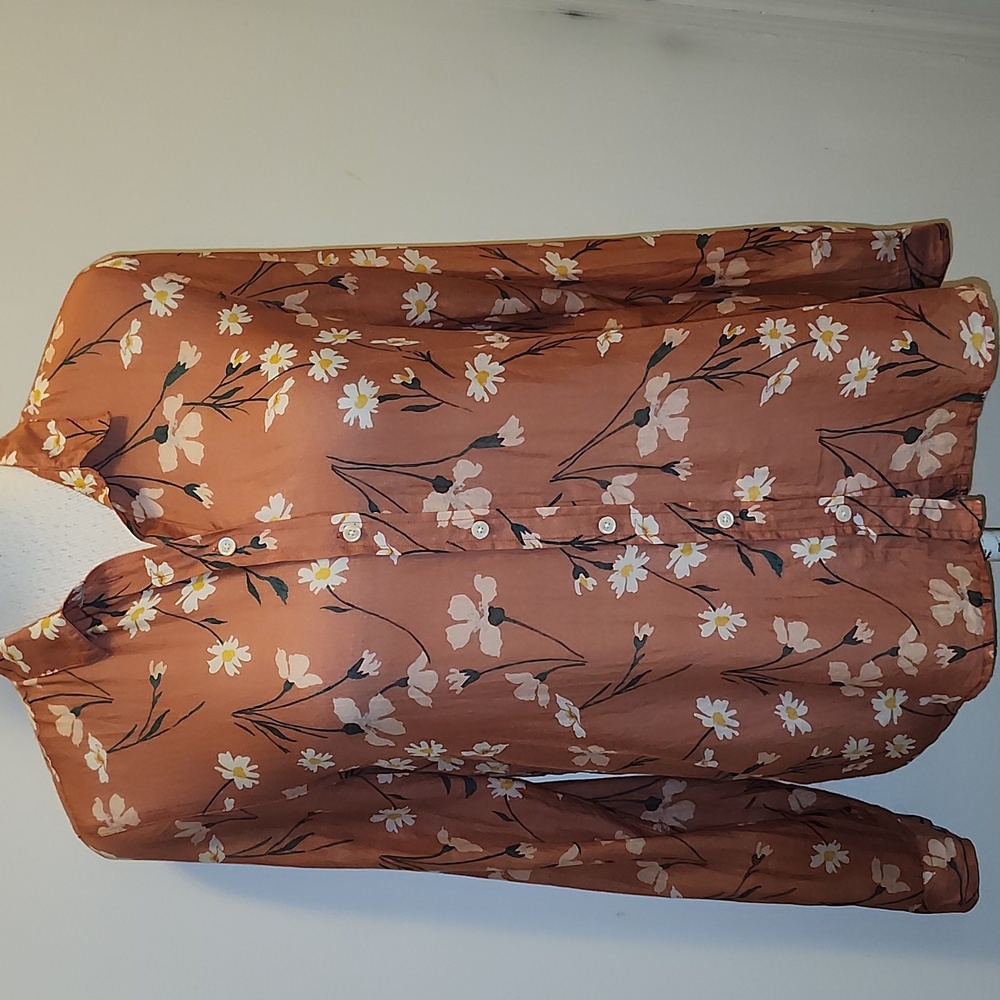 Sezane Floral Blouse